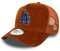 New Era Los Angeles Dodgers Cord Cap Kappe Trucker verstellbar Snapback Mesh gebogener Schirm Team Logo braun - One-Size