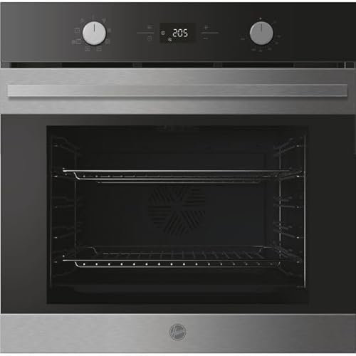 Hoover, Collection 3, HO6 H3T1CTX, 78L, A plus Energy rating, Single Oven, 8 function, catalytic liners, touch and rotary control - Stainless steel and black, 59.5 x 59.5 x 56.8cm