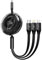 120W Retractable Multi Charging Cable – 3-in-1 Mobile Cellphone Data Fast Charger Cord Wire USB A & C, Type-C/Micro USB/iPhone Compatible with iPhone 16/15/14, Samsung, MacBook, Chromebook,Tablets