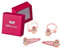 HAARallerliebst Haarschmuck Set (4 teilig | Eulen | rosa) für Mädchen inkl. Schachtel zur Aufbewahrung (Schachtelfarbe: pink)