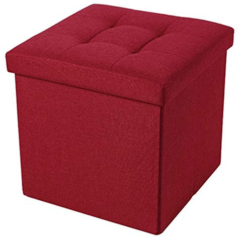Casatessile Linen Festcontainer Hocker - Bordeaux