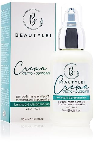 BEAUTYLEI | BIO Antiakne-Creme bekämpft Pickel Mitesser, Flecken, Gesicht Körper | Feuchtigkeitscreme Frauen und Männer | Hautausschlag Dermatitis Ekzeme | Jugendlicher hormoneller Akne MADE IN ITALY