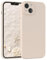 EAZY CASE - Silikonhülle für iPhone 14 Plus Hülle Silikon Case Beige weich stoßfeste Handyhülle iPhone 14 Plus Schutzhülle mit Kameraschutz Dünn Premium Schutz Cover TPU Phone Bumper in Taupe