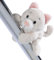 NICI 49403 MagNICI Love Katze Herzig 12cm weiß-Nachhaltiges Kuscheltier mit Magnet – Magnettier für Kühlschrank, Tafel, Metall & vieles mehr tolle Geschenkidee, Creme