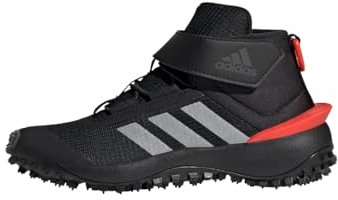 adidas Fortatrail Shoes Kids Laufschuhe, Core Black/Silver/Bright Red, 36 2/3 EU