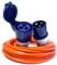 MAIL MORE Heavy Duty Caravan Extension Lead, 25M Orange Mains Power Lead, 240V 16amp Electric Cable for Camping, Caravan, Motorhome, Campervan