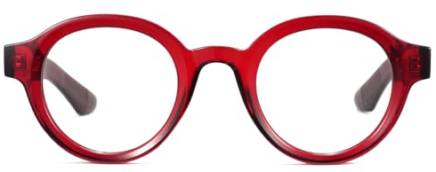 Cyxus Blaulichtfilter Brille Ohne Stärke Herren Damen Mode Computer Schutzbrille Bildschirmbrille Gaming Brille 8560 (Rot)