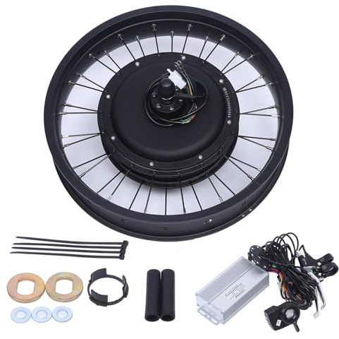 GMSLuu 20 Zoll Elektro-Fahrrad Conversion Kit 1000W 48V Elektrofahrrad Umbausatz Hinterrad lektrofahrrad Heckantrieb Schwungrad