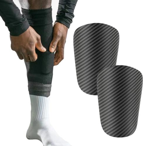 JRYXDS 2 Piezas de Mini Espinilleras de Fútbol Mini Espinilleras Extra de 9.5x6 cm Equipo de Protección Espinilleras para Hombre Mujer Niños Niñas,espinilleras Futbol,espinilleras pequeñas