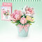 MEIEST Mini Flower Succulent Bonsai Building Blocks,Simulation Pot Plant Particle Flower Botanical Collection Construction Building Bricks Toy,Home Decors (Rose)