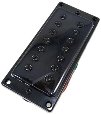 Micro Guitare Électrique 7 Cordes Double Coque En Cuivre