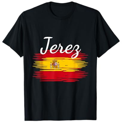 Jerez España Bandera España España Español Coincidencia Español Camiseta