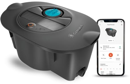 GARDENA Pipeline Irrigation System AquaPrecise, Solar-Powered, Below-Ground, for Lawn