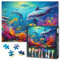 Vibrant Fish and Marine - Dolphin 1000 Piece Jigsaw Puzzle for Adults Marine Artwork Puzzle Impossible Hard Difficult Challenging Jigsaw Puzzles Coolest Adult Puzzles Unique Puzzles