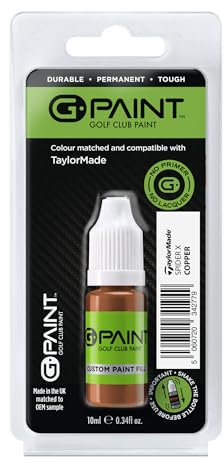 G-Paint Golf Club Paint - Taylormade Spider X - Copper - Compatible Touch Up Paint -10ml - No Primer Required