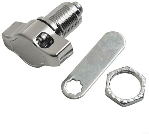Gdfnmogo Cerradura de leva de aleación de zinc para gabinete, candado mecánico sin llave, para buzón, armario, cajón, herrajes para muebles, 16 mm, 20 mm, 25 mm, 30 mm (20 mm)