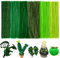 300 Stk Pfeifenputzer Bunt zum Basteln 6 Verschiedene Grün Pfeifenreiniger Biegeplüsch Basteldraht 30cm Chenilledraht Pfeiffendraht Pipe Cleaner für Kreative DIY Projekte und Basteldeko