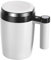 YIGZYCN Taza de leche agitadora de acero inoxidable, portátil, giratoria, para mezclar café, para oficina, cocina, viajes, uso
