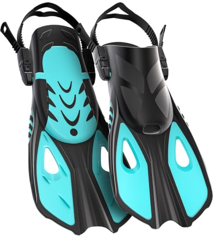 Aletas de Natación XS Cómodas de Silicona para Niños