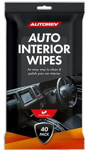 Car Interior Cleaning Wipes – 40 Pack Multi-Purpose Dashboard & Trim Cleaner