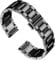 BINLUN Stainless Steel Watch Straps Thick Heavy Metal Watch Bracelets Polished Matte Brushed Finish Watch Bands Replacement for Men Women with Butterfly Clasp(Brushed Finish Black, 16mm)