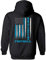 Kapuzen-Sweatshirt mit amerikanischer Flagge, North Carolina, Large