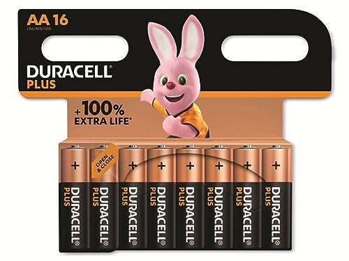 Duracell Plus AA 1.5V Battery (Pack of 16)