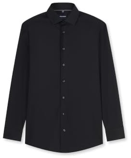 OLYMP Herren Businesshemd Regulär 123024 | Hemd, Manschette, Modern Fit, 64%Baumwolle/27%Polyester/9%Elasthan
