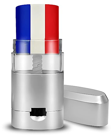 Maquillage Bleu Blanc Rouge | Drapeau France | Couleur tricolore | Kit Supporter France | Stick Foot France | ALLEZ LES BLEUS | Peinture Drapeau France | Qualité Garantie