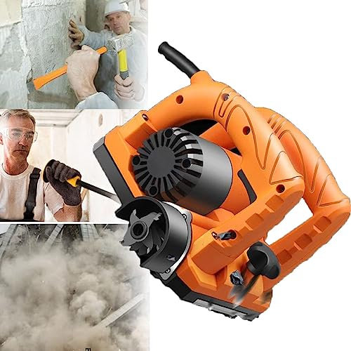 HLGKBY 1500W Concrete Shovel Machine, Shovel Machine, No Dust No Dead Angle Electric Wall Planer, Putty Wall Scraper Concrete Planner Plane Wall Machine