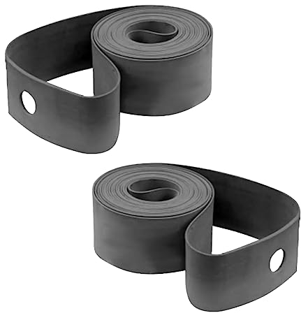 cyclingcolors 2X Gummi Felgenband Umreifungsband für Fahrradfelge Fahrrad Schlauch Breite 18mm, Durchmesser 28 Zoll (700)