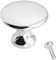 Decoranddecor Calico Kitchen Cabinet Knobs 32mm Diameter Minimal Round Design Polished Chrome