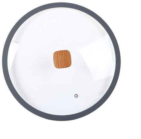 Tapa para olla, 16 cm, de vidrio templado, para cocina, universal, para planchas, ollas, sartenes, planchas, ollas y woks