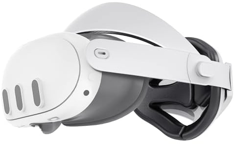 Comfort Head Strap for Meta Quest 3S/Quest 3, Adjustable Upgraded Elite Strap Replacement Compatible with Oculus Quest 3S, Reduce Facial Stress, Pressure-Free Balanced VR Accessories for Meta Quest 3