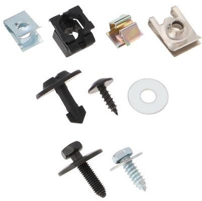 LT Easiyl 41-teiliges Unterboden-Motor-Unterboden-Befestigungsclip-Schraubenset Ersatzteil 4F0863821K Schrauben- Und Muttern-Clip-Set Kompatibel mit Audi A6 C5 4B C6 4F