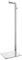 Aigentlich Schmuckständer chrom, Tischständer höhenverstellbar, Accessoires-Ständer H35-61 x B12 x T14 cm, stabiler Verkaufsständer gerader Tragarm 6 cm, Schmuckständer für Einzelhandel oder Messen