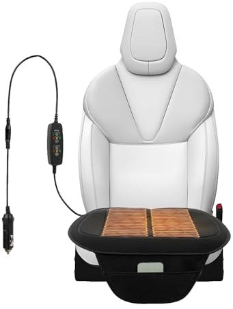 WXJHNYBS Auto Heizdecke, 12v/24v,Stromschutz Heizauflage Stuhl Bequem und Warm Sitzkissen Auto Vordersitze Damen Geschenk,Gesäßpolster