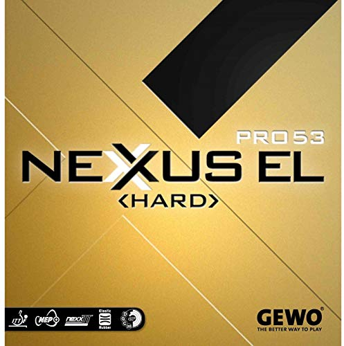 GEWO Belag Nexxus EL Pro 53 Hard Farbe maXXimum, schwarz, Größe maXXimum, schwarz