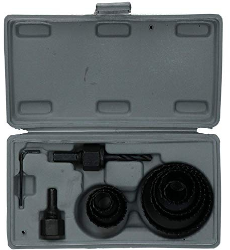 11pc Hole Saw Set Drill Arbor 19-64mm Cutter Round Circular Cut Wood Metal