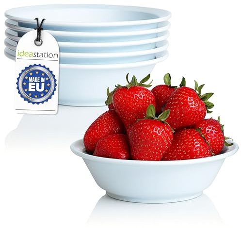idea-station Gastro bol plastique 6 x 14 cm / 200 ml - blanc - bol ramen - bol soupe - saladier plastique