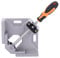 Winkelspanner 90 Grad Aluminium-Legierung Eckspanner Rechtwinklige Klemme Ecke Klemme Rechtwinkel Eckenspanner, Verstellbarer Winkelklemme Holzbearbeitungsrahmen Clip Eckzwinge