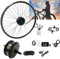 Elektrombike-Umrechnungskit, Ebike-Umwandlungskit, 48 V 1000W/1500W bürstenlosen Zahnrad-Hub-Hub-Motor, E-Bike-Motorrad mit Display, 20 /24/26 /27,5/28 /29/700c Hinterrad,48V1500W-29inch