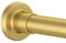 Duschvorhangstange, verstellbar, 81,3 cm - 203,2 cm, Spannung, Duschvorhangstange, ohne Bohren, Edelstahl, rostfrei, für Wohnmobil, Badezimmer, Duschkabine, Wohnung, Gold