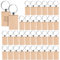 WOPPLXY 35 Pièces Porte Clef Bois, 5 x 3,5 cm Porte Clé Bois Rectangle, Portes Clé Boiss a Graver pour DIY, Bricolage, Artisanat, Décoration