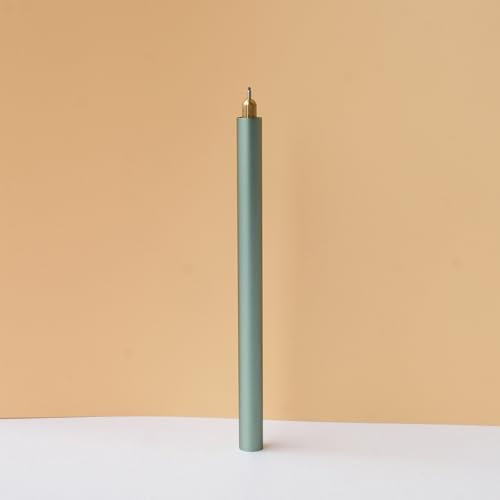 Tom's Studio Lumos Pro Single Tip (Sage) | Refillable Fineliner, Writing & Brush Pen | Comes with 11 Tips, 3ml Deep Black Ink Sample & 1x Ink Reservoir