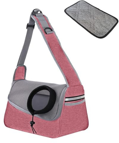 Hundehütte, Schulterriemen für Haustiere, Transportbox, Hundehütte, Schultertasche, Transporttasche für Reisen mit bequemem Design für kleine Hunde und Katzen