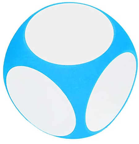 SUNGOOYUE Kubik -Leer -Würfel, Tragbares Sauberes Eva Wischen Sie Würfel mit Leuchtenden Farben für das Lehren und Lernen an (Blue)