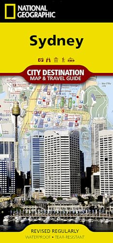 Sydney City Map – National Geographic Destination City Map | Waterproof, Foldable Travel Map with Landmarks, Transit & Walking Routes: City Destination Maps