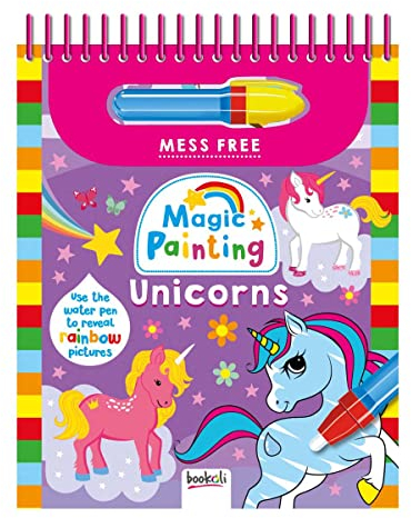 magic painting book: unicorns | magic water colouring | water painting book | unicorn coloring book | unicorn activity book