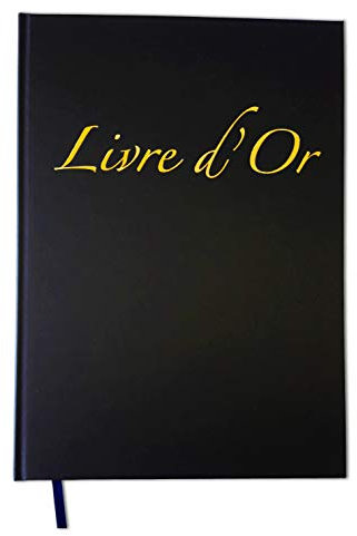 UTTSCHEID Livre d'Or Format 21 x 29,7cm 100 pages Couverture Noire Format Portrait A4